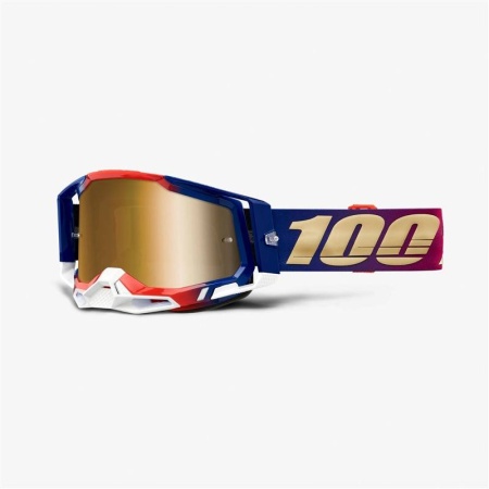 Маска 100% Racecraft 2 Goggle United / True Gold Lens