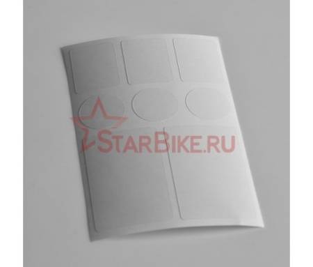 Комплект защитных наклеек "Велоклейка" Mini 8шт, антигравийная пленка, 150мкм