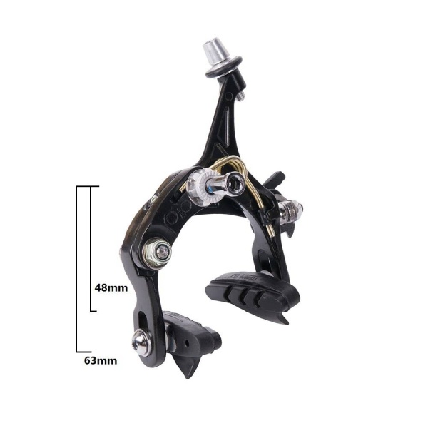 Тормоз кантилеверный ZTTO Dual Pivot brake Caliper передний, aluminium alloy, black