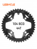 Звезда для велосипеда передняя Lebycle 44T 104BCD