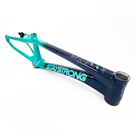 Рама BMX-race StayStrong V5 2024 Disc Charcoal-Mint PRO XL