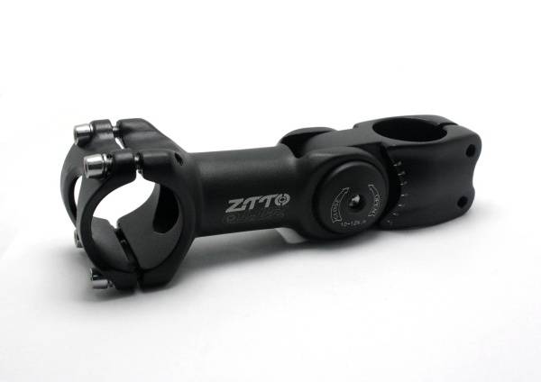 Вынос ZTTO регулируемый 31.8 мм, длина 110 мм, +/- 60 градусов, черный