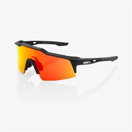 Очки спортивные 100% Speedcraft SL Soft Tact Black / HIPER Red Multilayer Mirror Lens