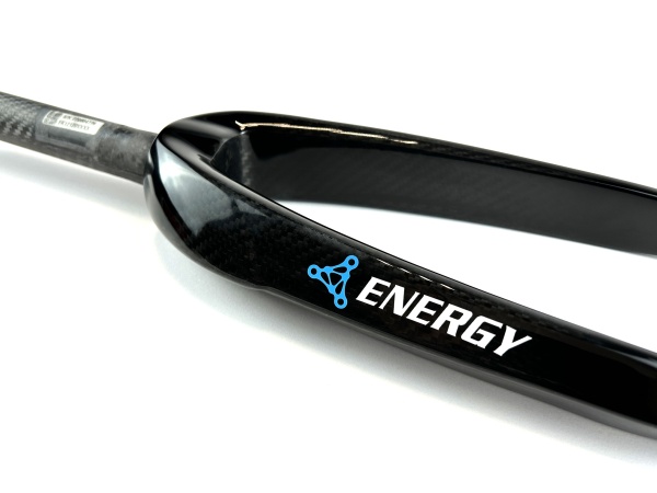 Вилка Energy BMX Race 20" 1 1/8, под 20 ось, карбон 3K Black Glossy