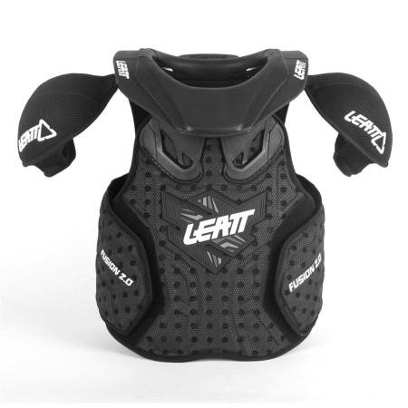 Защита панцирь+ шея подростковый Leatt Fusion Vest Junior 2.0 Black XXL