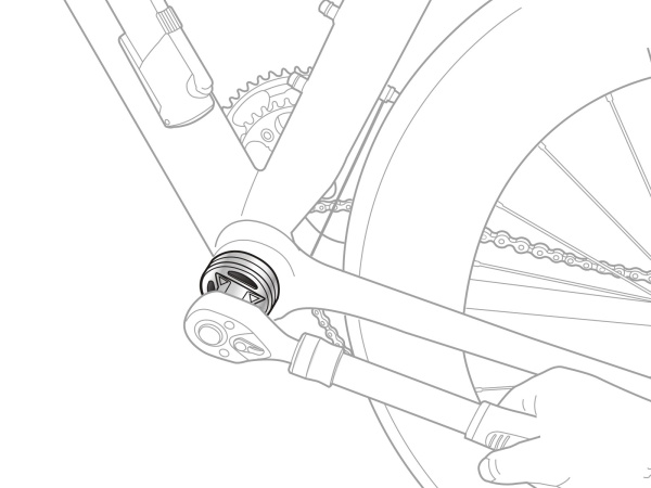 Съемник каретки TOPEAK External Bottom Bracket Tool для Shimano BB9000
