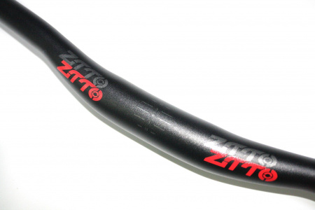 Руль ZTTO 31.8х780мм, подъем 20мм, black/red