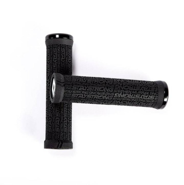 Грипсы BMX Stay Strong x ODI Reactiv Lock On Grips, Black