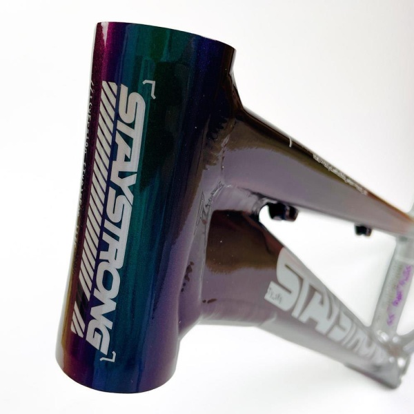 Рама BMX-race StayStrong V5 2024 Disc Chameleon-Silver Expert