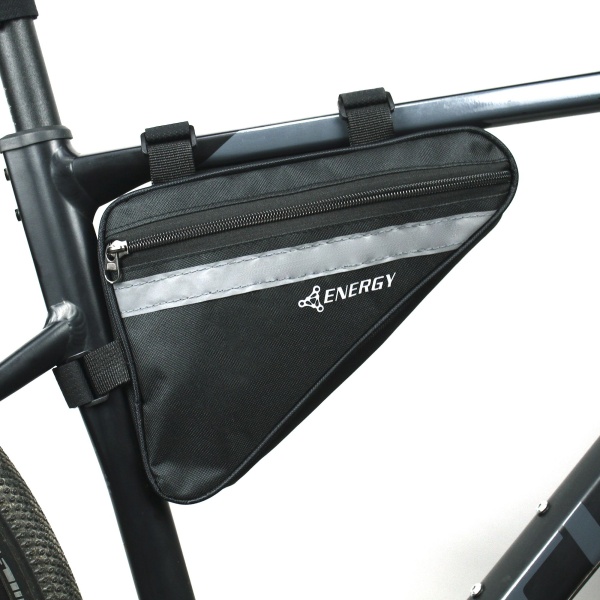Сумка на раму велосипеда треугольная Energy Frame Triangle Bag 18x25x5cm, черная